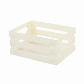 Kuber Industries Multipurpose Portable Small Storage Basket|Box For Storage Without Lid-Pack of 4 (Beige)